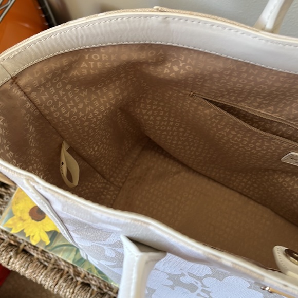 Kate Spade large canvas/leather tote - Picture 5 of 6